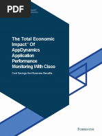 Forrester Total Economic Impact of Appdynamics Application Performance Monitoring With Cisco