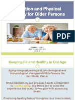 Nutrition and Physical Activity for Older Persons
