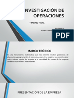 Trabajo Final Investigacion de Operaciones