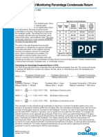 TB1-021 Calculating and Monitoring The Percent Condensate Return