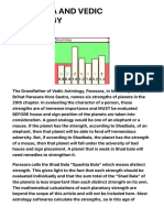 Shadbala and Vedic Astrology - Vedic Astro Advice PDF