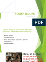 Pertemuan 9. Konsep Belajar