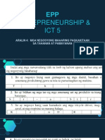 Epp Entrepreneurship & Ict 5