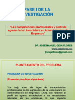 Fase I de La Investigación