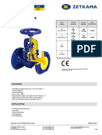 ZETKAMA Globe VALVES 215 PDF