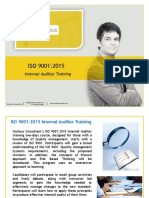 ISO 9001 Internal Auditor Training Brochure