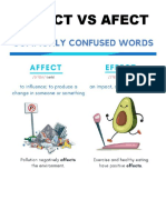 Effect VS Afect