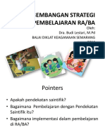 PEMBELAJARAN ANAK USIA DINI