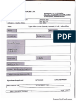 leave application form