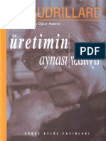 Jean Baudrillard Üretimin Aynası Dokuz Eylül Yayınları