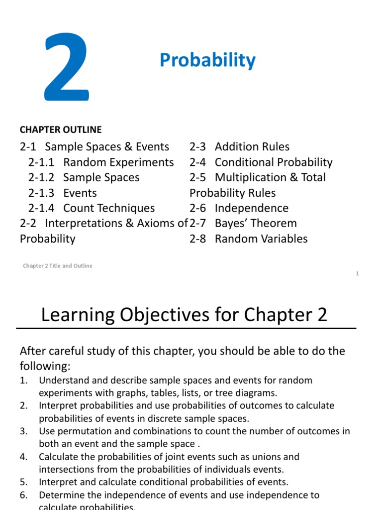 2 - Probability - PPTX Autosaved | PDF | Probability Distribution ...