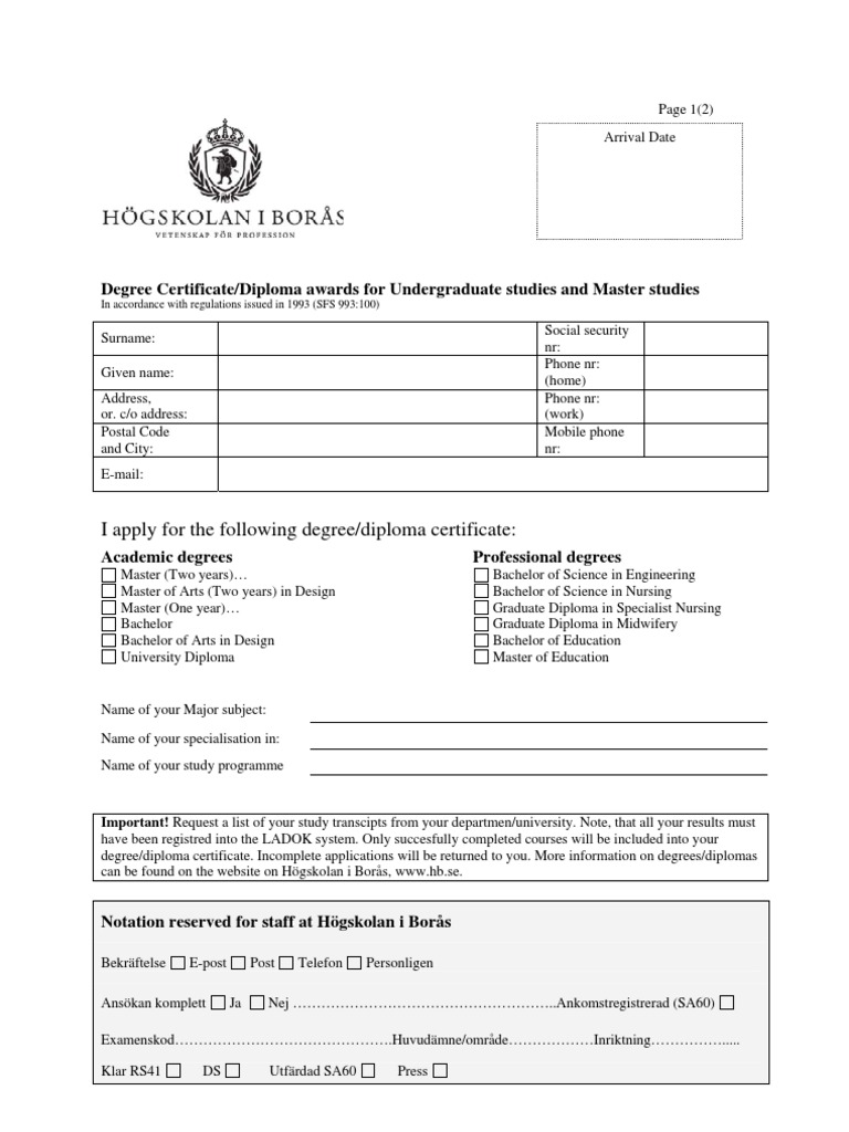 Diploma Application Process Overview | PDF | Diploma | Academic Degree