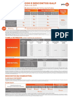 Tarifario Galp Particulares