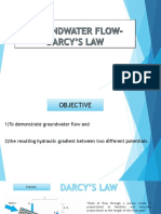 3 (B) Groundwater Flow - Darcy's Law