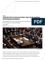 El Brexit Entra en Una Nueva Fase - Estas Son Las Opciones Del Parlamento Británico - Internacional - EL PAÍS