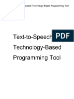 Text-To-Speech Technology-Based Programming Tool Final Doc