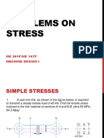 Problems On Simple Stress (Lec 4b) PDF