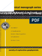 A Handbook For Seismic Data Acquisition in Exploration PDF