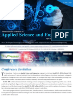 ICASE 2020 Conference on Applied Science and Engineering