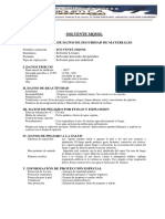 Hoja de Datos de Seguridad de Mqsol