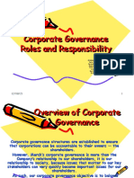 Corporate Governance Roles and Responsibility