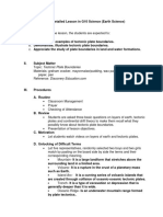 Plate Boundaries Lesson Plan