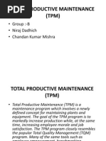 Download Presentation Total Productive Maintenance Tpm by jaanus143 SN44459376 doc pdf
