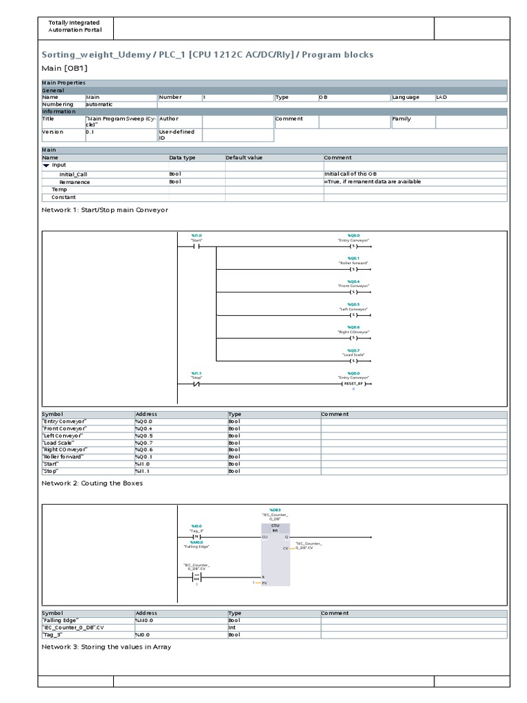Ladder Code | PDF | Data | Digital Technology