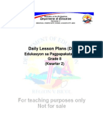 Daily Lesson Plan in Edukasyon Sa Pagpapakatao Grade 8 2nd Q PDF