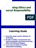 Marketing Ethics and Social Responsibility