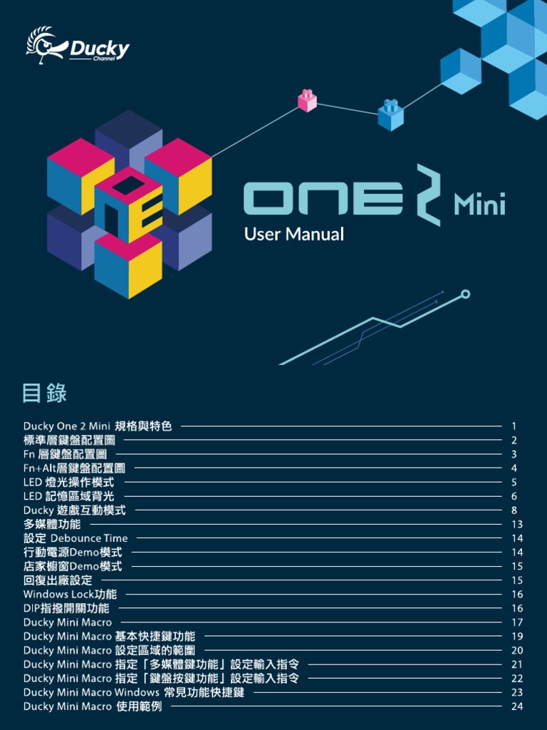 Ducky One 2 Mini User Manual PDF PDF