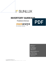 SUNLUX InvertorySUNWAYS CZ