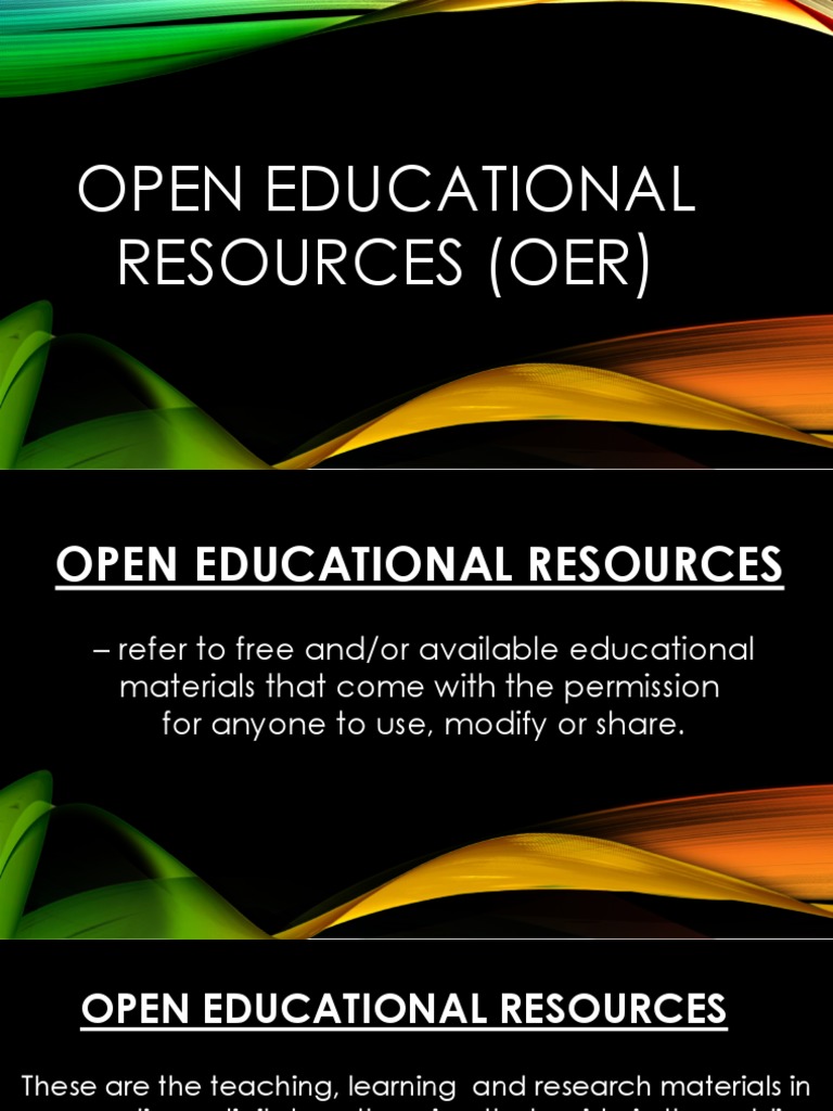 Understanding Open Educational Resources | PDF | Career & Growth | Art
