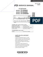 Onkyo tx-sr605 SM and Parts r1 PDF