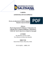tesis plan de imporrtacion de rulimanes y retendores 2015