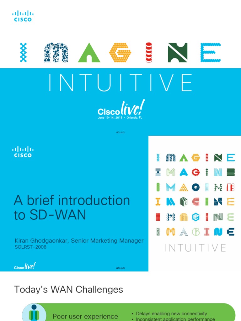 Cisco SD-WAN Intro SOLRST-2006 PDF | PDF | Information And ...