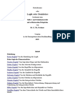 Katechismus Oder Logik Oder Denklehre-Deutsch-Gustav Theodor Fechner