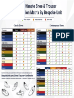 The Ultimate Shoe Trouser Coordination Matrix by Bespoke Unit PDF