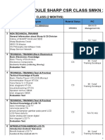 Time Schedule Short Course SHARP CLASS SMKN 2 Bengkulu