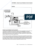 EMISSION SUB SYSTEMS - Closed Loop Feedback Control System