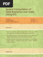 Spatial Interpolation of Solar Radiation over India (1)