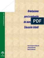 Orientaciones para La Evaluación Del Alumnado en La Educación Infantil PDF