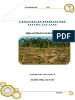 Cifras de Deforestación Monografia