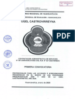 Convocatoria Cas N°001-2020/ugelc/cee - Cas Unidad de Gestión Educativa Local Castrovirreyna