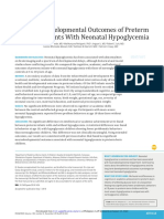 Hypoglycemia For at Risk Baby