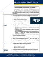 Ficha Tecnica Concreto Antibacteriano UNICON