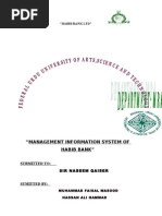 Project-MIS of HBL Pakistan