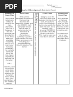 Book Jacket Qtr 1 & Rubric