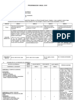 PROGRAMACION ANUAL DESARROLLO PERSONAL Y CIUDADANO  cuarto