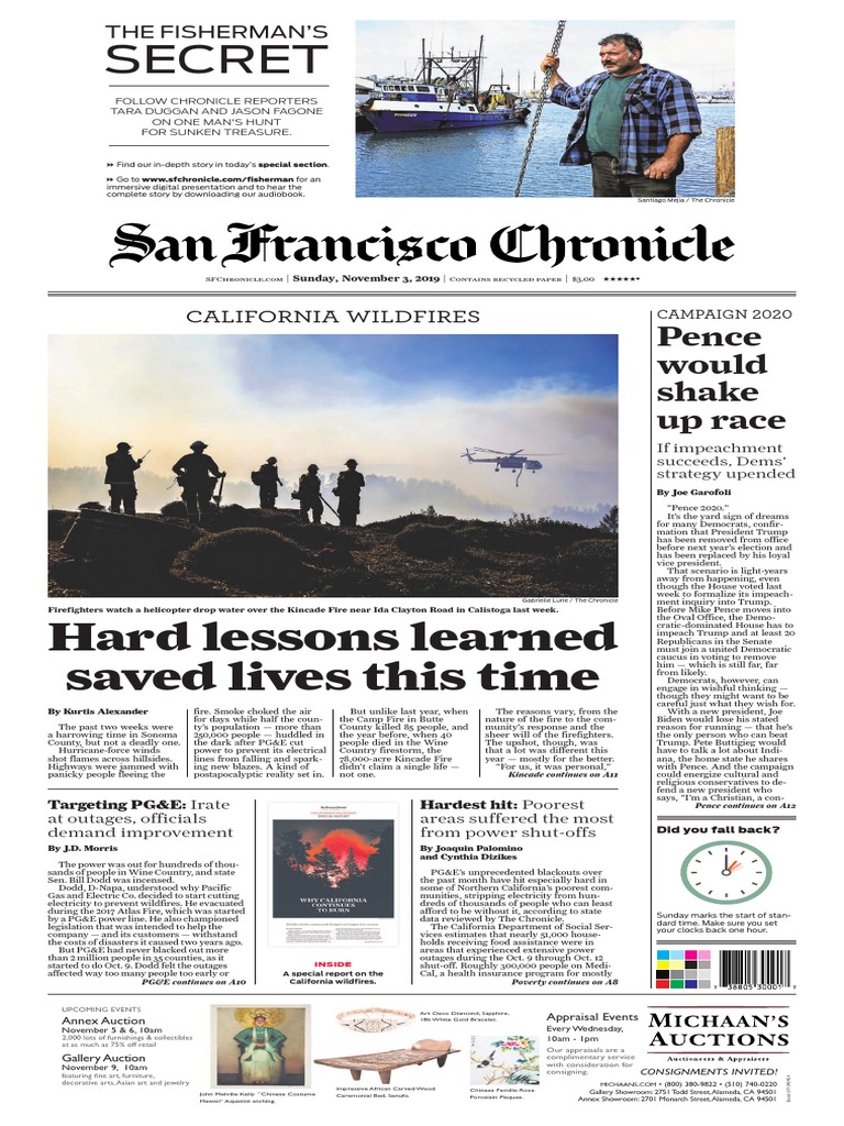 San Francisco Chronicle, November 3, 2019 PDF Nature